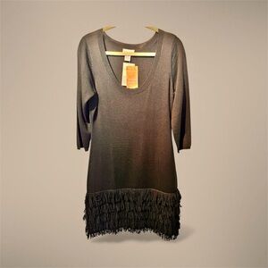 NWT Soft Surroundings Elegant Black Knit Dress